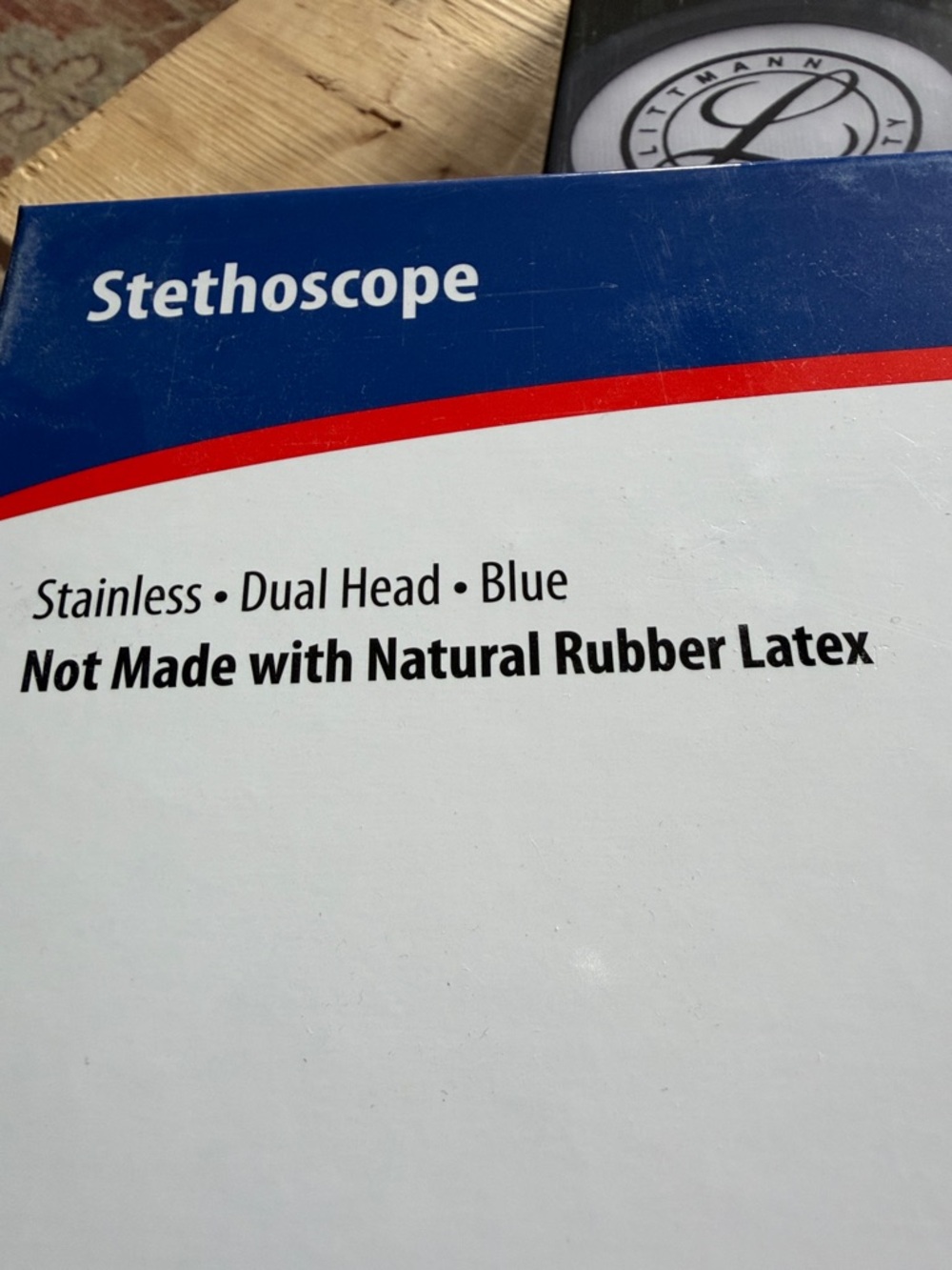 Stethoscope - Blue Stainless Dual Head